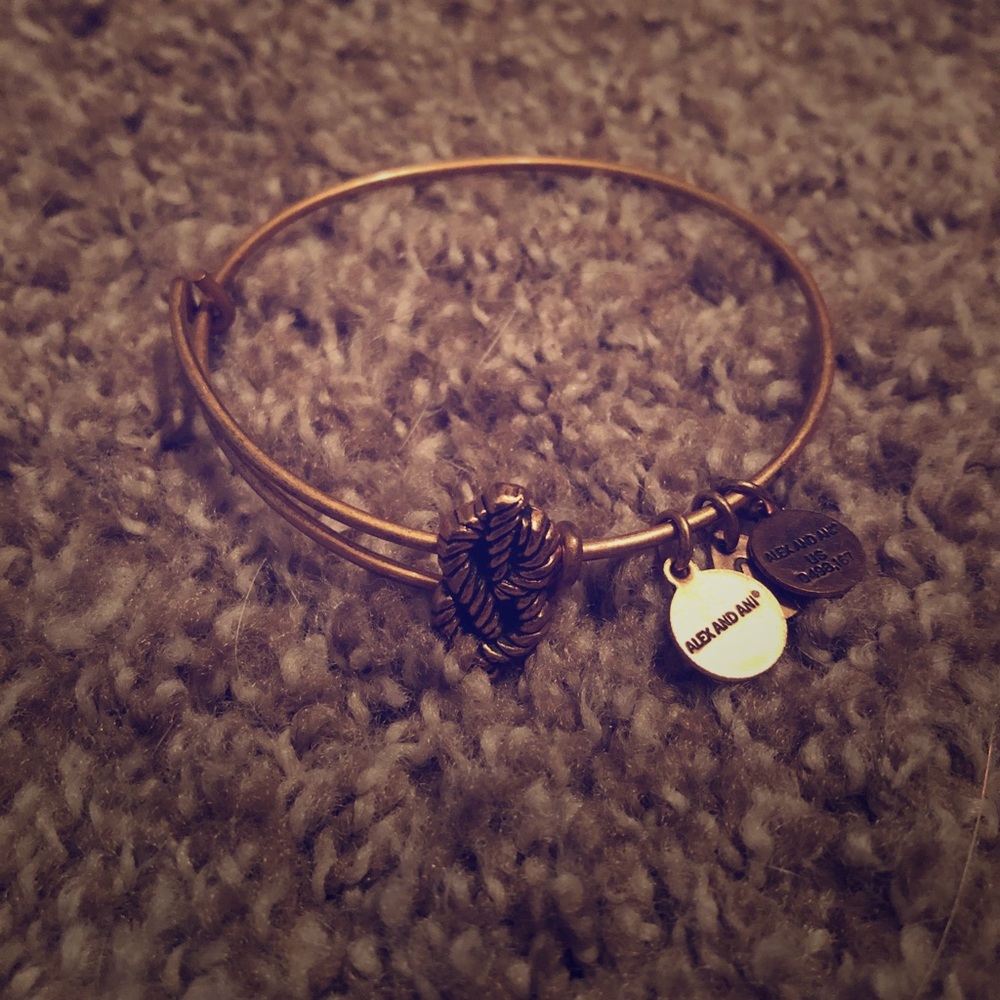 Alex and Ani Sailors Knot Bracelet, Gold